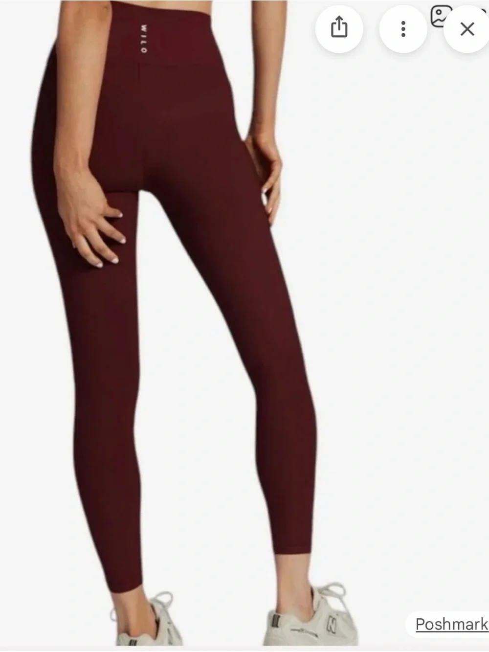 Wilo Wellness Club Brown Hoodie with Pink Logo and brown ribbed leggings! - Picture 2 of 5